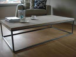 salontafel van steigerhout met stalen onderstel industrieel ontwerp meubelen salontafel thuisdecoratie