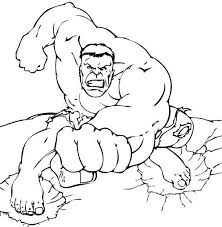 Try to color hulk to unexpected colors! Hulk Coloring Pages 360coloringpages