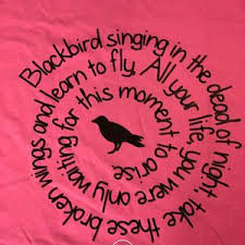 Blackbird Singing In The Dead Of Night Lyrics Pin On Futbolki