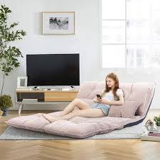Minimalistic folding sofa/mattress from japan. Floor Sofa Bed Floor Folding Sofa Bed Black Leather Floor Sofa Adjustable Floor Couch And Sofa With 2 Pillows For Reading Gaming Sleeper Buy Online In Saint Vincent And The Grenadines At