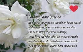 «feliz día papá, la distancia es solo física, tú estás en nuestros corazones», partió diciendo en las historias de su cuenta de instagram. Recordando A Mi Padre Que Murio Fallecio Y Hoy No Esta Conmigo
