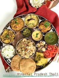 Himachal Pradesh Thali Ribbons To Pastas Indian Food Recipes Tiffin Recipe Cooking Recipes