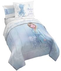 Disney frozen elsa bedding set twin queen size | ebeddingsets. Amazon Com Disney Frozen 2 Elsa Color Block 5 Piece Twin Bed Set Includes Reversible Comforter Sheet Set Bedding Super Soft Fade Resistant Microfiber Official Disney Product Kitchen Dining
