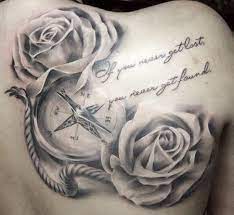 Vitali Geyer Kompass Mit Rosen Rosen Tattoo Frau Lilien Tattoo Tattoo Vorschlage