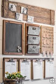 Para Center Home Command Center Rustic Farmhouse Style Small Home Offices