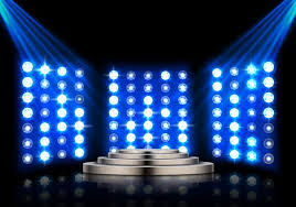 Podio De Palco Com Holofotes E Palco De Luz De Fundo Em 2020 Luzes De Fundo Cartazes De Teatro Quadro De Luz
