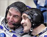 Brazilian blasts off in Russian rocket