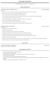 Objective to be able to work in a highly organized environment and contribute my expertise and knowledge in electrical processes and applications such as designing, testing. Junior Electrical Engineer Resume Sample Mintresume