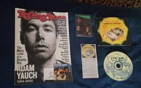 Beastie Boys Hello Nasty CD w original art work & Adam Yauch RS magazine &  card