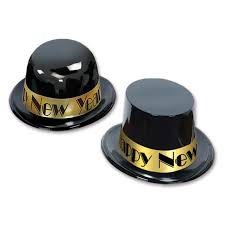Showtime Gold Topper Derby Pack Of 25 Party Topper Derby Party New Year S Eve Hats