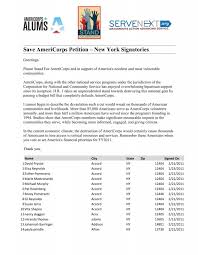 Save AmeriCorps Petition