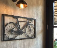 Mountain bike wall art create. Metal Bicycle Wall Art Decor