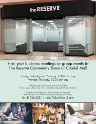 The Reserve Is A Perfect Venue To Host A Citadel Mall Charleston Facebook