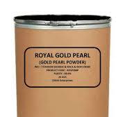 Royal Gold Pearl Pigment Powder, Drum, 25 kg
