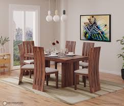 Business listings of wooden dining table manufacturers, suppliers and exporters in bengaluru, karnataka find here wooden dining table suppliers, manufacturers, wholesalers, traders with wooden dining table prices for buying. Eloise Solid Wood 6 Seater Dining Table Set Decornation