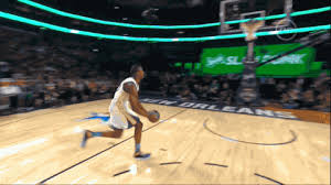 Paul george drive and dunk vs hawks gif : Nba All Star Saturday 2014 Results From New Orleans Cbssports Com