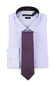 How To Style A Striped Lilac Dress Shirt With Ties Neckties For Lilac Shirts Mens Dress Shirt Collars Dress Shirt Blue Shirts