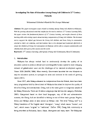 Charles fadel global lead, education cisco systems, inc. Pdf Investigating The State Of Education Among Orang Asli Children In 21st Century Malaysia Fitri Suraya Mohamad Academia Edu