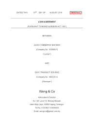 2 peremitan duti setem di bawah subperenggan 1 hendaklah hanya terpakai course hero. Loan Agreement Loans Interest