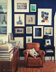 Black And Royal Blue Living Room Ideas Dustjacket Attic Interiors Modern Retro Royal Blue Walls Interior House Interior