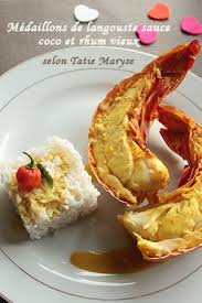Medaillon De Langouste Sauce Coco Selon Tatie Maryse Recette Langouste Cuisine Antillaise Recettes De Cuisine