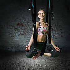 The upcircleseven yoga hammock helps deepen your yoga practice while naturally relieving back pain through spinal traction. Yoga Swing Pro Premium Aerial Yoga Hammock Trapeze Kit Antigravity Acrobat Flying Sling Set For Inversion Therapy Black Pricepulse