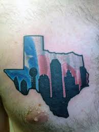 Soldier and american flag tattoo design for men on sleeve, puerto rican flag tattoo, flag tattoos, italian flag tattoos, philippine flag tattoo, german flag tattoo. 20 Dallas Skyline Tattoo Designs For Men Texas Ink Ideas