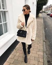 Black And White Coat Jacket Coat Fur Winter Outfits White Fashion Style Gigi Hadid Fuzzy Coat In 2020 Fur Coat Outfit White Faux Fur Coat Fur Coat Street Style