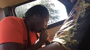 Ebony backseat blowjob 22