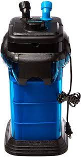 Amazon Com Penn Plax Cascade Ccf3ul Canister Filter For Large Aquariums And Fish Tanks Up To 100 Gallons Filters 265 Gph Blue Pet Supplies