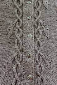 Have you ever tried to hand embroider on knit fabric, only to end up with a puckered mess? Dancing Dragons Coat Knitting Pattern Heike Campbell S Cardigan Sweater Features Cable Dragons Cable Knitting Patterns Knit Stitch Patterns Knitting Patterns