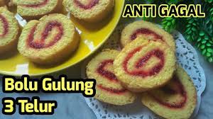 Bolu gulung kukus lembut dan 100 anti gagal. Resep Bolu Gulung Ekonomis Anti Gagal Youtube