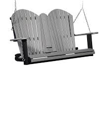 Learn how to build a garden chair a n outdoor table a swing or a wishing well. Adirondack Swing Outdoor Furniture Deutsch Furniture Haus