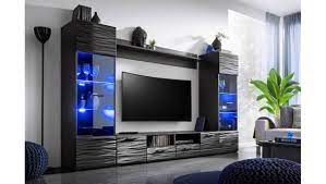 Tv cabinet design tv wall design simple living room. Stylefy Delme Wohnwand Anbauwand Schrankwand Schwarz Matt Graphit Hochglanz Modern Entertainment Center Modern Tv Room Entertainment Center