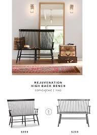 Black Bench With Back Rejuvenation High Back Bench For 899 Vs Black Wood Kamron High Back Windsor Bench For 206 Copycatchic High Back Bench Home Decor Interior Design Living Room