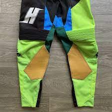 Hmn Alns Motorsport Pants Motocross Size Small Neon Green Rave Archive |  eBay