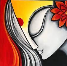 Modern Indian Painting Indian Art Indian Decor Abstract Etsy Indian Art Paintings Art Painting African Art Paintings