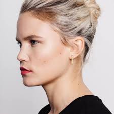 Allied Studs Long Rose Gold