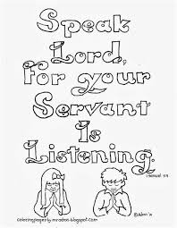 They didn't know where david was. God Calls Samuel Coloring Page Shefalitayal