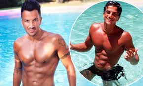 Peter andre was born on february 27, 1973 in harrow, london, england as peter james andrea. Peter Andre 44 Regains His Buff Mysterious Girl Body Daily Mail Online