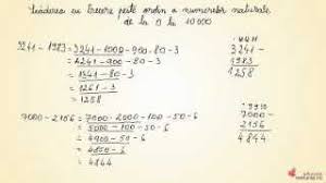 Așezăm numerele unul sub altul, unități sub începem scăderea cu coloana unităților. Scaderea Cu Trecere Peste Ordin A Numerelor Naturale De La 0 La 10 000 Matematica Clasa A Iii A Youtube