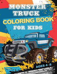 After that, i have to tell them about coloring. Monster Truck Coloring Book For Kids Ages 4 8 30 Fun Unique Coloring Pages Press Off Road 9798552177653 Amazon Com Books