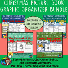 Christmas Reading Activities Christmas Picture Book Bundle Graphic Organizers In 2020 Christmas Picture Books Christmas Reading Activities Graphic Organizers
