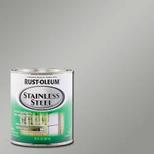 Rust Oleum Specialty 30 Oz Metallic Stainless Steel Interior Exterior Paint 2 Pack 247963 The Home Depot In 2020 Stainless Steel Paint Satin Paint Stainless Steel Countertops