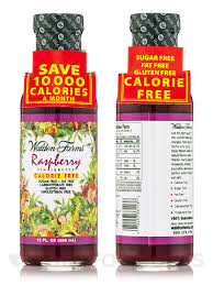 There are 53 calories in 3 tablespoon of fat free raspberry vinaigrette dressing by litehouse from: Raspberry Vinaigrette Salad Dressing 12 Fl Oz 355 Ml Walden Farms Pureformulas