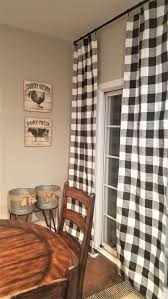 Black And White Farmhouse Kitchen Curtains Black And White Buffalo Check Curtains Rod Pocket Options For Cotton And Blackout Lining Buffalo Check Curtains Check Curtains Home