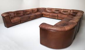 Mid century modern sectionals embody all of these qualities. Mid Century Modern Large Set Of 19 Elements Patinated De Sede Ds 14 Modul Vintage Leather Sofa Brown Switzerland 1970s Mid 20th Century Davidowski Recent Added Items European Antiques Decorative