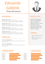 Utiliza estos ejemplos solo para inspirarte y redacta tu curriculum. 100 Ejemplos De Cv Gratis Plantilla De Curriculum Vitae