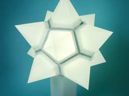 Hybycozo dodecahedron table light light table geometry. Dodecahedron Lamp Make