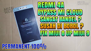 Proses hapus mi account redmi note 5a. Final Update Fix Remove Micloud Xiaomi Redmi 4a Rolex Yang Bandel Bisa Update Miui 9 10 Youtube